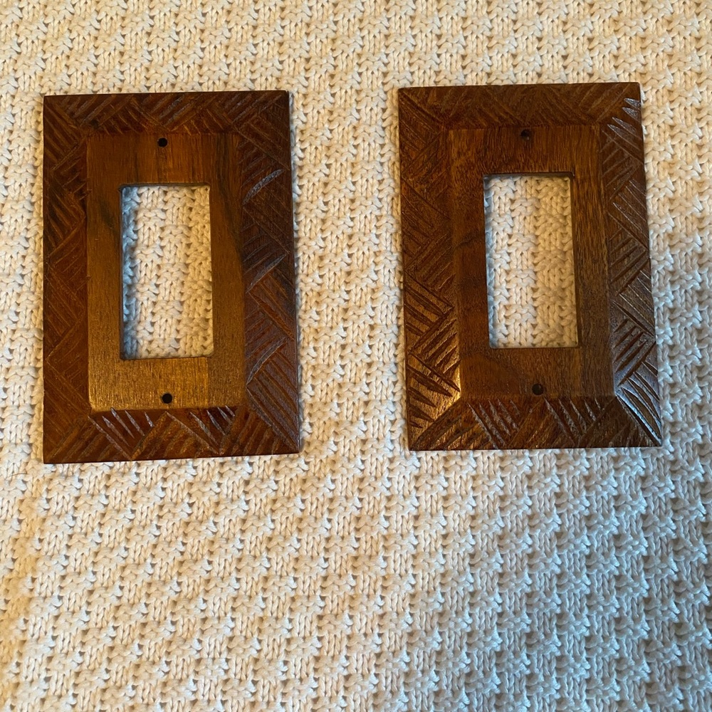 Brown Bohemian light switch covers from UO!
